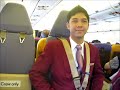 Thai International Airways flight from Bangkok to Chiang Mai .