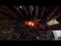 How to build a primitive rock oven in a survival shelter - bushcraft trip