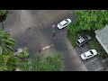 Drone footage shows flooding in Florida; impacted residents clean up
