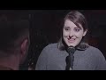 Ex boyfriend crashes young woman's open mic (comedy, lead)