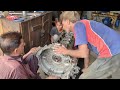Inside Mercedes Truck Engine Problem Solved with Arthritis Basic Tools Pakistani Workshop