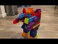 ASMR Toys - Making Mecha Robot with First Builders Mega Bloks (Lego)
