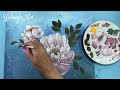 You won't believe how easy it can be to paint flowers with acrylics.