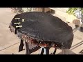 LIVE EDGE table.  EPIC FIRE  Table Build without EPOXY.