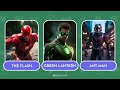 Guess the Superhero by only 1 CLUE or HINT | Superhero Knowledge Quiz