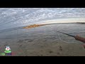 Fly Fishing For Bass In The Surf - Huge Bass Smashes My Fly - SaltWater Fly Fishing - Fly Fishing Uk