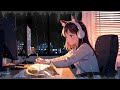 〈90min〉Lo-fi Night / study with cat - Lo-fi Tokyo 作業用 勉強用