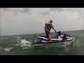 Playing on Jet Skis on Lake Erie