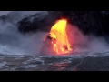 Kilauea: ocean entry of lava flow 61g
