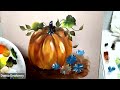 Learn to Paint One Stroke With Donna - Pumpkin With Daisies | Donna Dewberry 2023