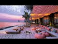 Beachside Luxurious Bar Atmosphere & Vibrant Ocean Waves - Positive Bossa Nova For Cheerful New Day