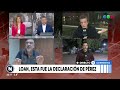 CASO LOAN: se conocieron las DECLARACIONES de Pérez y Caillava - Telefe Noticias