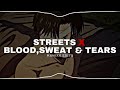 streets x blood, sweat & tears - doja cat & bts [edit audio]