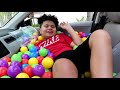11 Year Old Kid Fills Mom's Car With ONE MILLION BALLS! **GETS GROUNDED**
