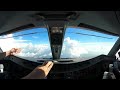 360° Airline Pilot's View | Miami - Bahamas | American Eagle E-175