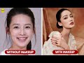 CHINESE ACTRESS WITH OPEN MOUTH MAKEUP AND WITHOUT MAKEUP |  CHINESE ACTORS