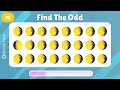 Find The Odd One | Emoji Challenge 😃 | Quiz time cartoon
