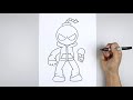 How To Draw Whitty 💣 Friday Night Funkin || Step by Step Drawing Tutorial for Beginners