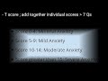 GAD-7 Questionnaire | General Anxiety Disorder 7 | GAD-7 Scale |