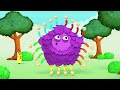Learn to count & read | 1 hour of Alphablocks & Numberblocks Crossover - Level 3
