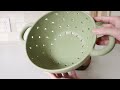 How I make my ceramic 'Garden Bowl' | Ceramic colander/berry bowl | The entire pottery process