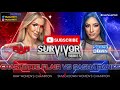 WWE SURVIVOR SERIES 2021 MY DREAM MATCH CARD