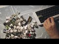 SPACE65 Custom Mechanical Keyboard Build | H1 Switches & SA Oblivion Keycaps Typing Sounds