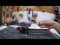 RC heli head setup - level swashplate - zero blade pitch - collective pitch: zip tie method