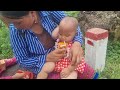 single mother harvests peaches and rescues abandoned baby girl