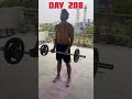 Day 208 Transformation 🔥||#shorts #ytshorts #gym#fitness #viral