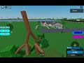 some tornado aftermath in a Roblox game ig