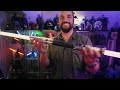 Cere / Cal Kestis Lightsaber & Staff Unboxing & Review from Artsabers