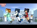 COUPLE DANCE | CHICKEN WINGS MEME | GANGNAM STYLE DANCE | MAIZEN, EIN, APHAMU - Minecraft Animation