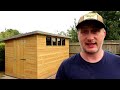 Building A HUGE Shed!