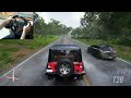 Jeep Wrangler - Mud Offroading | Forza Horizon 5 | Steering Wheel Gameplay