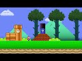 Super Mario Bros. But Everything Turns Into Item Blocks When Mario Touches It