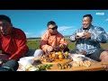 Mighty Beef Ribs for Mighty Mongolian Wrestlers! Mukbang Nomads! | Eat Like Mongols