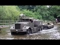 Armour and Embarkation 2016- Crossing Moreton Ford on the way to Bovington Tank Museum.