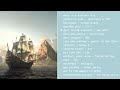 a pirate playlist [part one]