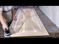 Sliding door manufacturing process.Woodworking