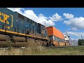 CSX I016 w/Seaboard Heritage Shoving Into Chambersburg Yard