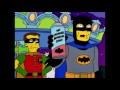 Adam West como Batman en los Simpson