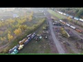 McDonald Steel and surronding property trains Drone Girard Youngstown Ohio