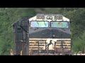✌😋✌ Norfolk Southern's Friendly Conductor on EMD SD70ACe