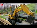 Rc Excavator HuiNa 1535 - 3in1 Terbaru Skala 1:14 Dan 15 Channel Excavator Remote Control