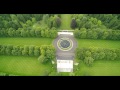 US cemetery Meuse Argonne by drone