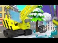 Digley Is Shocked! Robot Digger Chaos 🚧 🚜 | Digley and Dazey | Kids Construction Truck Cartoons