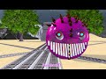 踏切アニメ】あぶない電車 TRAINS PASSING ON CRAZIEST 🚦 Fumikiri 3D Railroad Crossing Animation