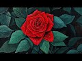 Red Rose Painting ｜ Gouache Painting