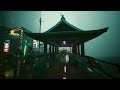 [4K] Walking in the Rain at Night in Cyberpunk 2077 (Psycho Ray Tracing)